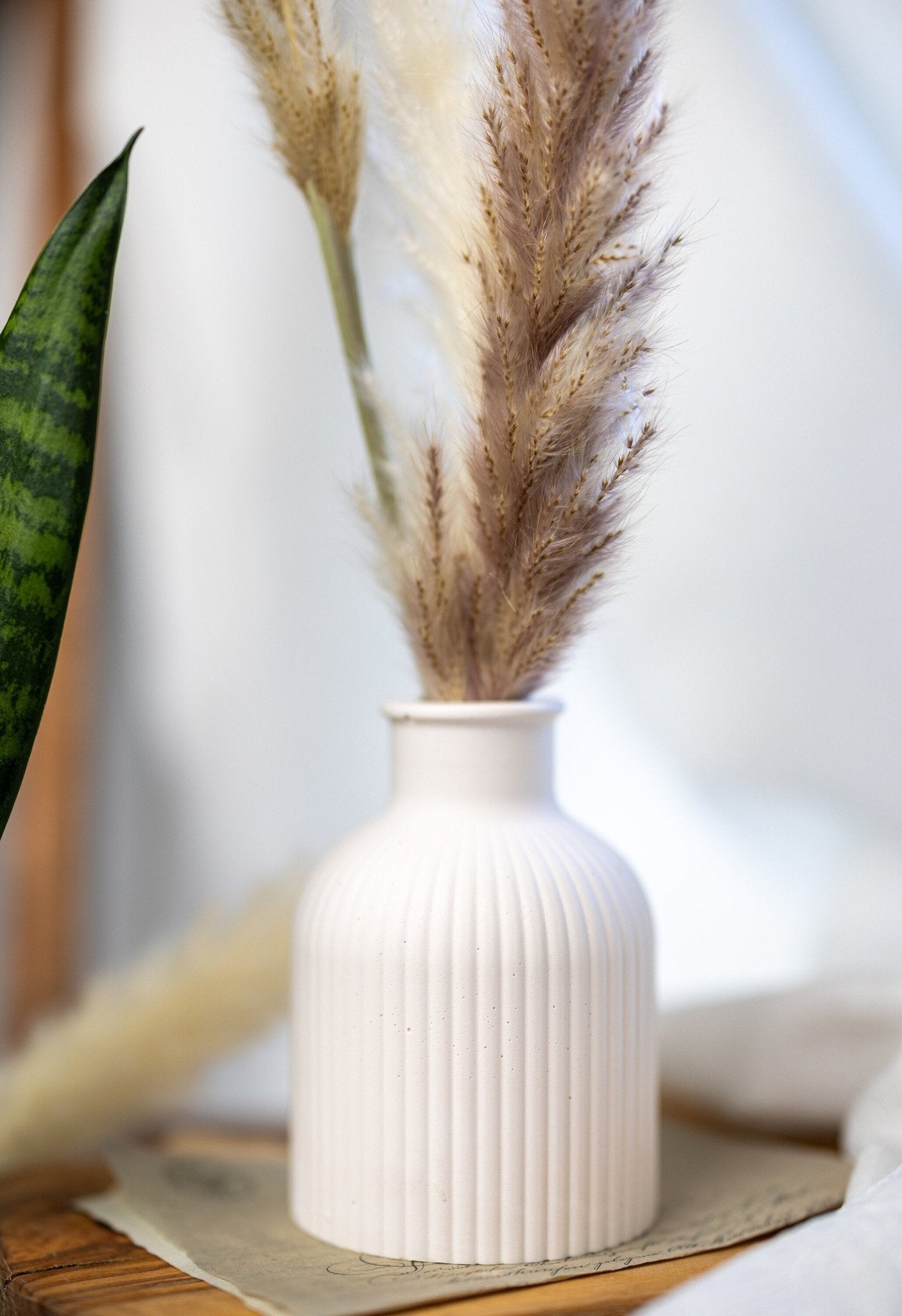 Ribbed Vase , Concentrate Vase, Stripe Vase for flowers , Handmade Vase