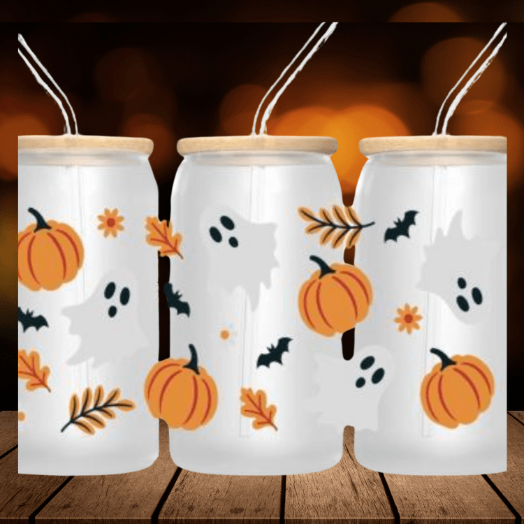 Pumpkin Spice Aesthetic Cup with Lid & Straw , Falltok Iced Coffee Tumbler , Reusable & Portable Drinkware