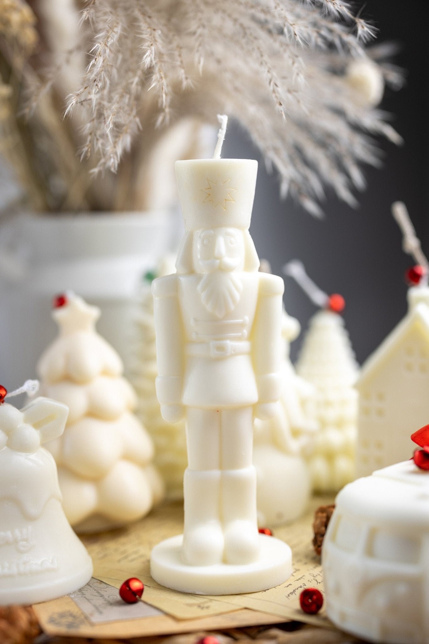 Christmas Tree Candle, Christmas Candles, Snowman Candle , Nutcracker Candles , House Candle ,Xmas Decorations.