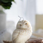 Unique Owl Candle with Intricate Details ,Large Owl Candle