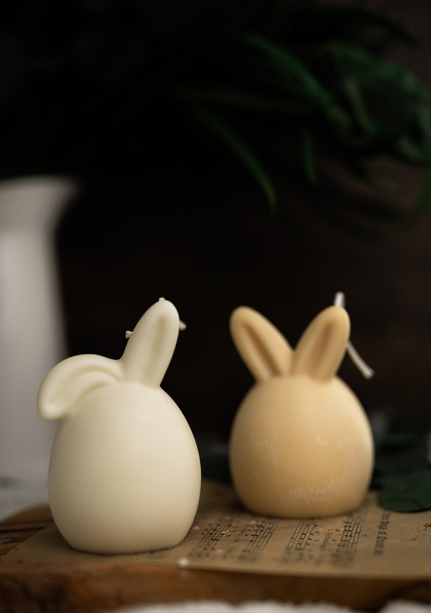 Easter Bunny Egg Candle, Floppy Ears, Easter bunny candle, Easter egg candle, Easter bunny decor, Handmade Candle, Egg Hunting
