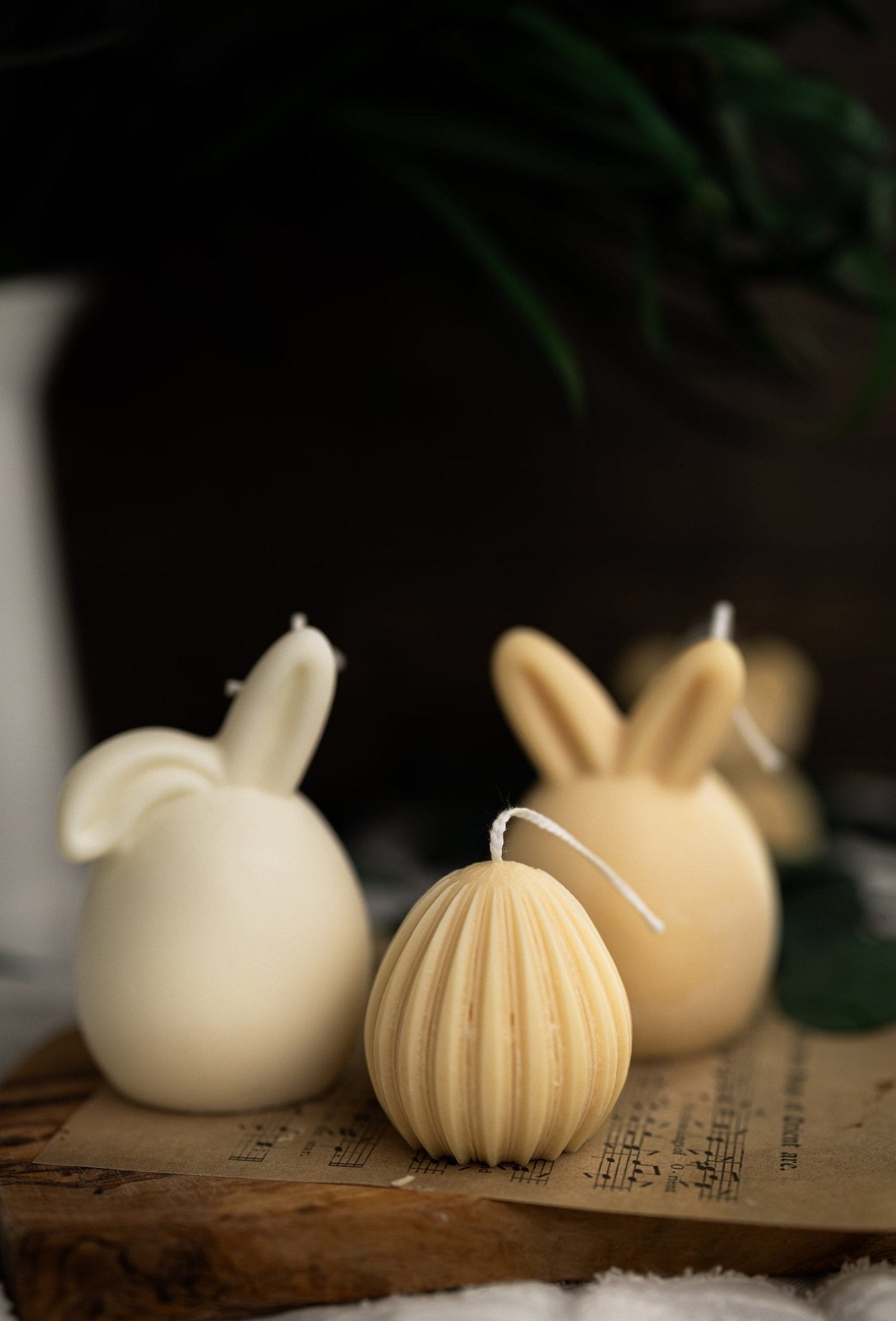Easter Bunny Eggs Candle , V shape Candle , Melon Veins Egg Candle, Stripes Candle,Mini Cute Bunny Candle
