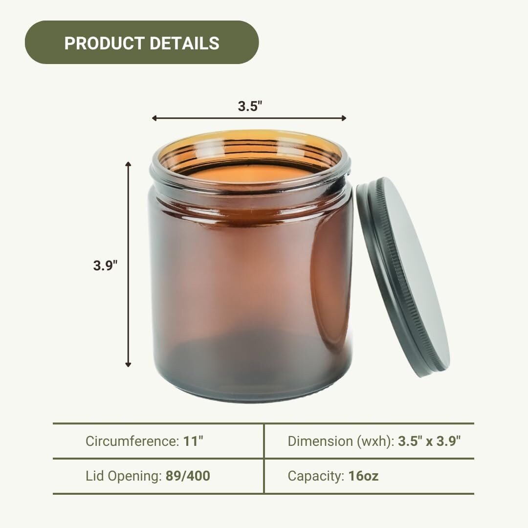 Morning Coffee Soy Wax Candle/Wax Candle in Amber Jars , Coffee Scented Candle Gift for you Coffee Lover