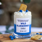 Wild Blueberry Dessert Candle/Blueberry Cheescake Dessert Candle/12oz & 8oz
