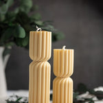 Spiral Spire Pillar Candle/Gift | Handmade /Wedding Favor /Soy Wax/Handmade Stunning Candles /Mothers Day